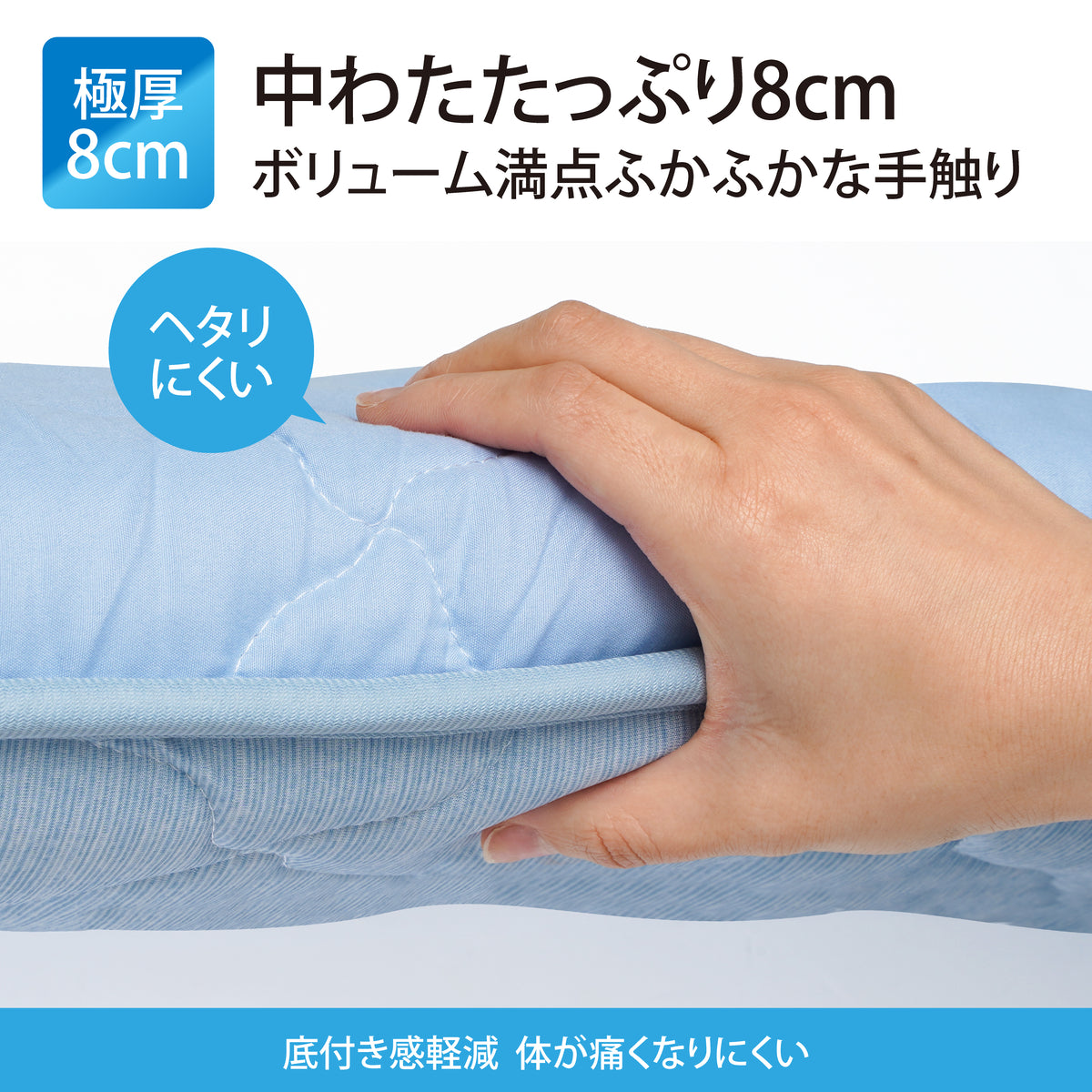 Lakurasu ごろ寝マット 7層 厚め 冷感 ひんやり お昼寝マット ソファークッション 180×65cm