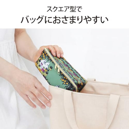 小物入れ ポーチ マルチポーチ 化粧ポーチ ガバっと開く パカポ ダブルファスナー MOOMIN 商品画像 5