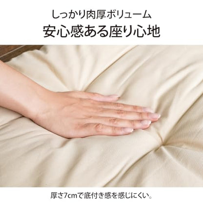 Lakurasu ザラストクッション はっ水 日本製 馬蹄・スクエア・ソファパッド 商品画像 4