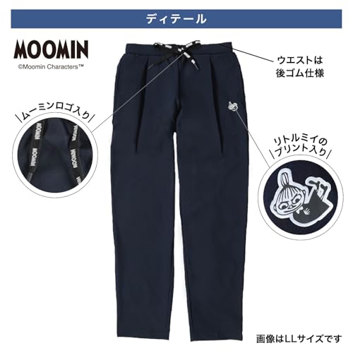MOOMIN ムーミン リトルミイ UVカットパンツ レディース スリムシルエット ネイビー LLサイズ 商品画像 5