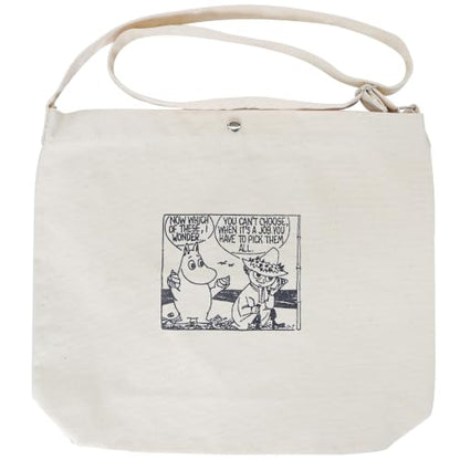 Lakurasu トートバッグ 綿100% レディース ショルダーバッグ 帆布 斜めがけバッグ 軽量 MOOMIN  MAIN