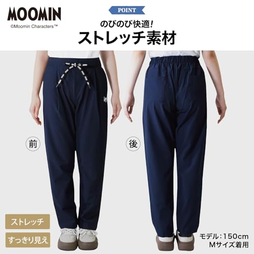 MOOMIN ムーミン リトルミイ UVカットパンツ レディース スリムシルエット ネイビー LLサイズ 商品画像 4