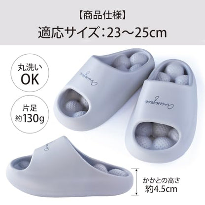 Lakurasu スリッパ 健康サンダル 水抜けしやすい 室内 外履き じんわり気持ちいい サンダル 商品画像 2