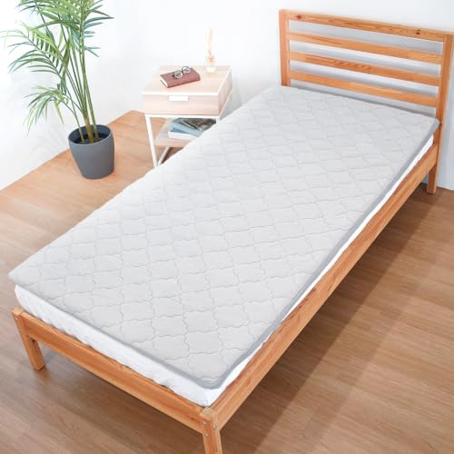 Lakurasu マットレストッパー 体圧分散 中材90% 空気層 通気性 洗える エアレスト 厚さ 4.5cm 99×194cm シングル メイン画像