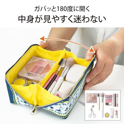 小物入れ ポーチ マルチポーチ 化粧ポーチ ガバっと開く パカポ ダブルファスナー MOOMIN 商品画像 4