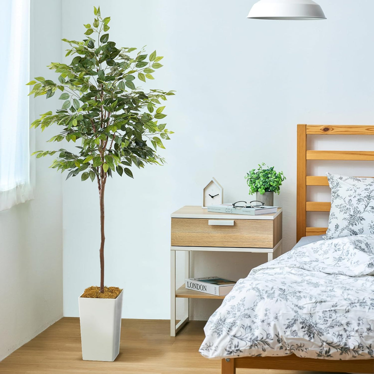 Botanical life+ フェイクグリーン 観葉植物 光触媒 大型 消臭 抗菌 ガジュマル 210cm Kシリーズ  PT02