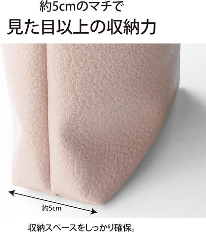 Lakurasu スマホショルダー マチ付き はっ水 軽量 ショルダーバッグ 斜めがけ 小物収納 ブルーグレー PT03