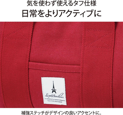 Lakurasu トートバッグ 2WAY 仕分けができる ショルダーバッグ 肩掛け マザーズバッグ ローズ PT05