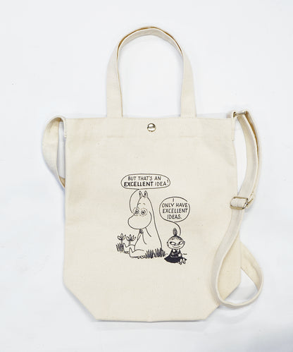 MOOMIN トートバッグ 綿 レディース ショルダーバッグ 帆布 斜めがけバッグ 軽量